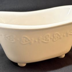 Ceramic "Tub" Soap Dish Like NEW!