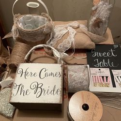 Large Lot of Wedding Decor. Selling All Together