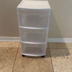 Sterility 3 Drawer Medium Storage White