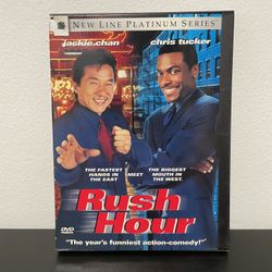 Rush Hour DVD Movie Jackie Chan Chris Tucker Platinum Series 90s Widescreen 1998