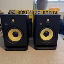 KRK ROKIT 8 G4  Studio Monitor (pair) 