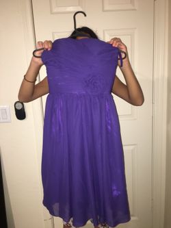 Purple dress