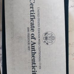 United States 1987 Prestige Set With Ogp and COA