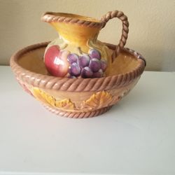 Decorative And Useful Pitcher and Basin Set