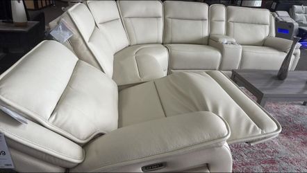 Olivia 🎉 brand new/ modern/luxury 🌼 Power Reclining Sectional white Living Room Couch/ Fast Delivery