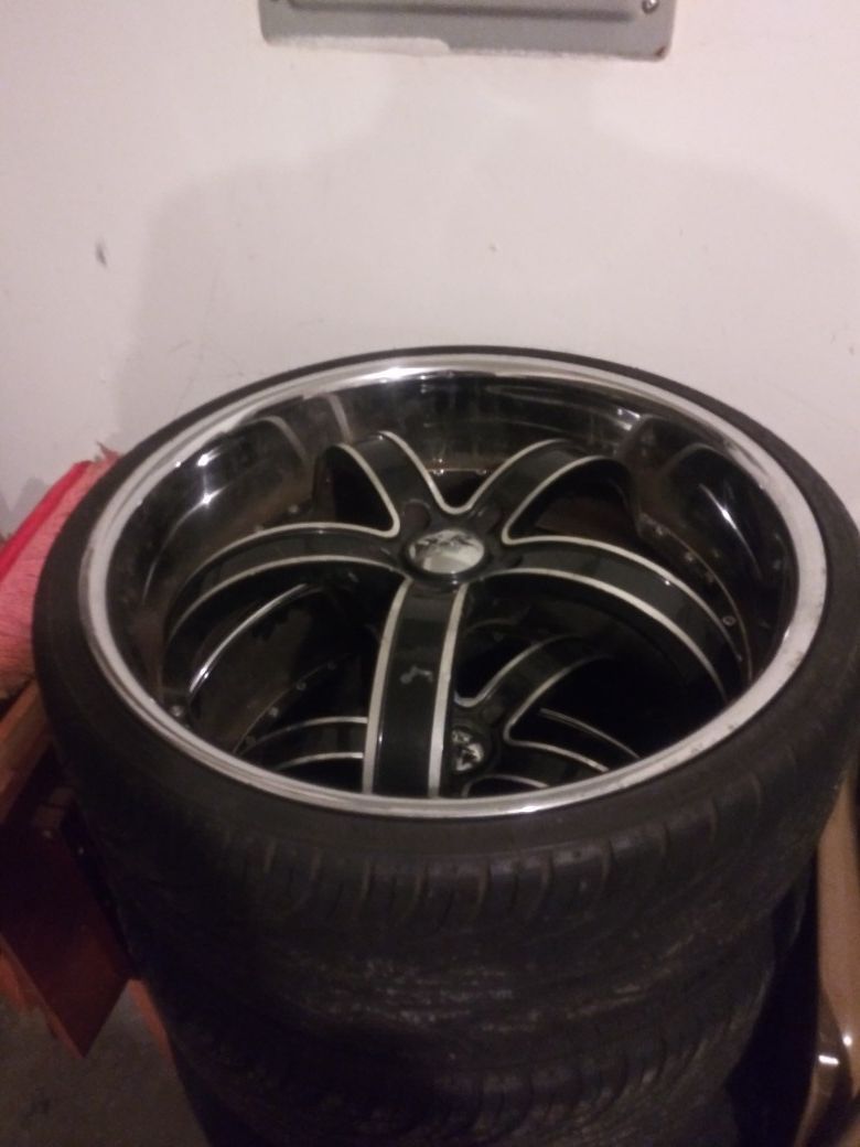 22 inch rims an tires