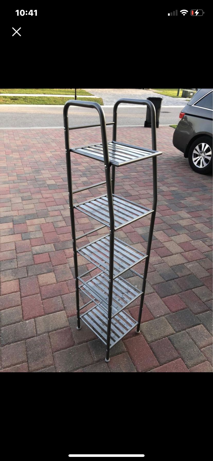 5 tier metal rack shelf organizer 