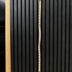 14K Nugget horseshoe esclava 