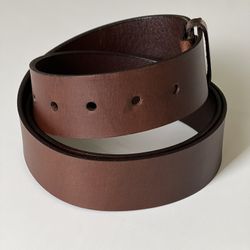 Brown Leather Belt 