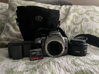 Canon EOS Rebel XT 8MP DSLR Camera
