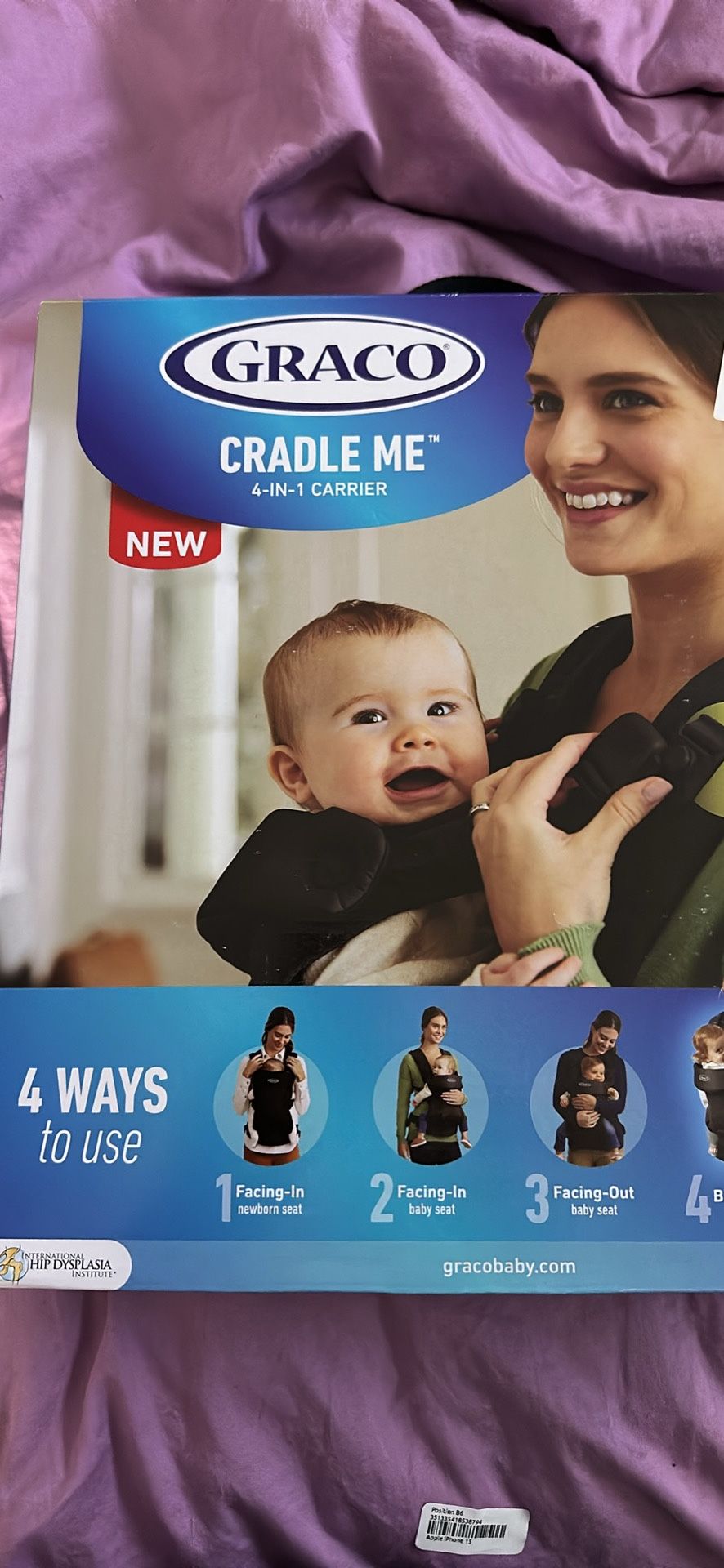 Graco Cradle Me 4 In 1 Carrier NEW IN BOX