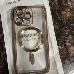 Clear Case for iPhone 13 Pro Case with Camera Lens Protector [Compatible with MagSafe] Luxury Plating Edge Slim Soft TPU Cover Protective Phone Case f