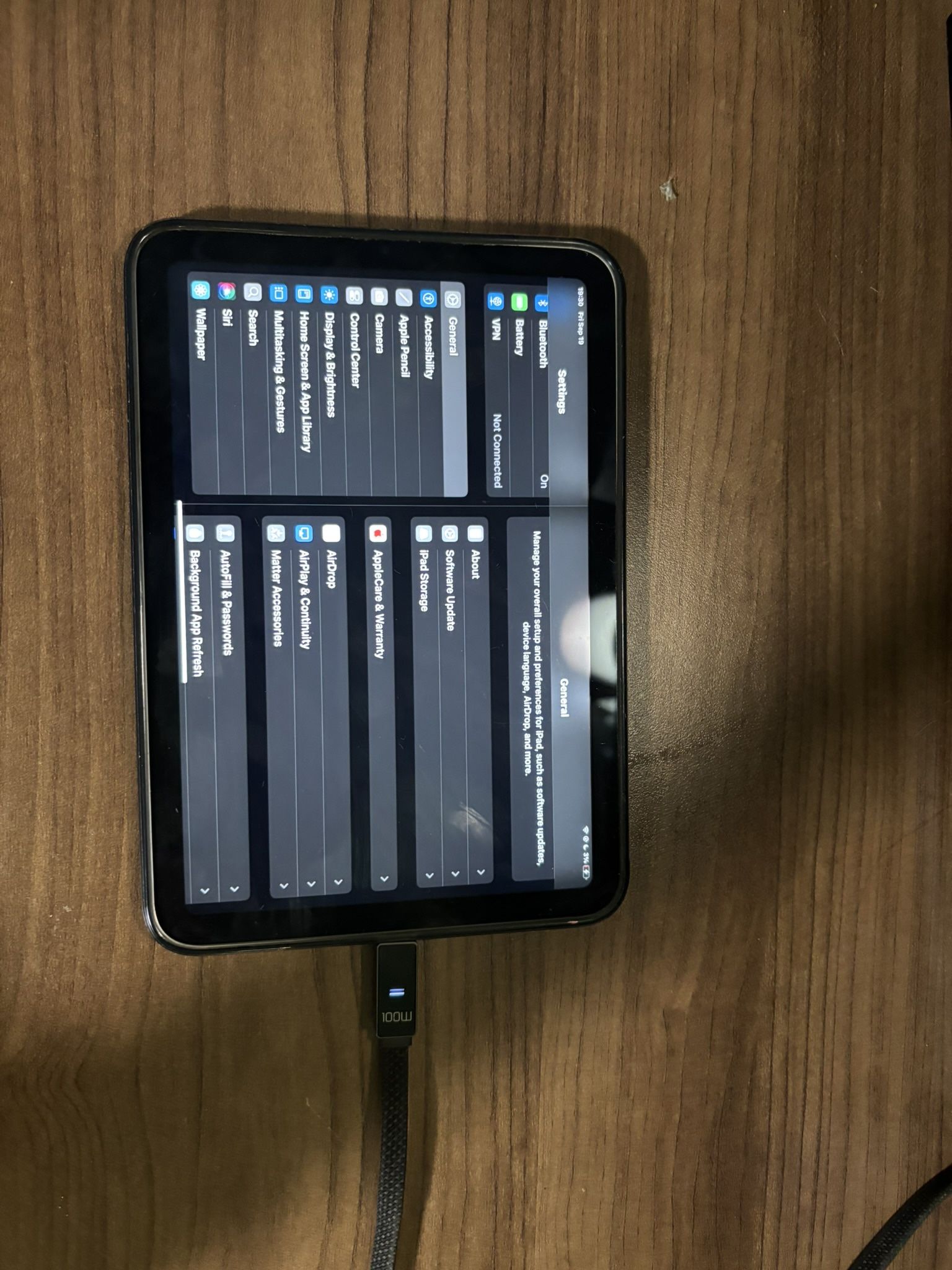 iPad mini 6 (6th Gen), 64GB, Wi-Fi model.