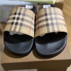 Brand new Burberry Slides 