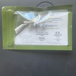 .999 Silver Tommy Gun - Hand Crafted - Letter Of Authenticity
