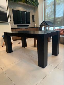 West Elm Parsons Dining Table. 36" x 68"