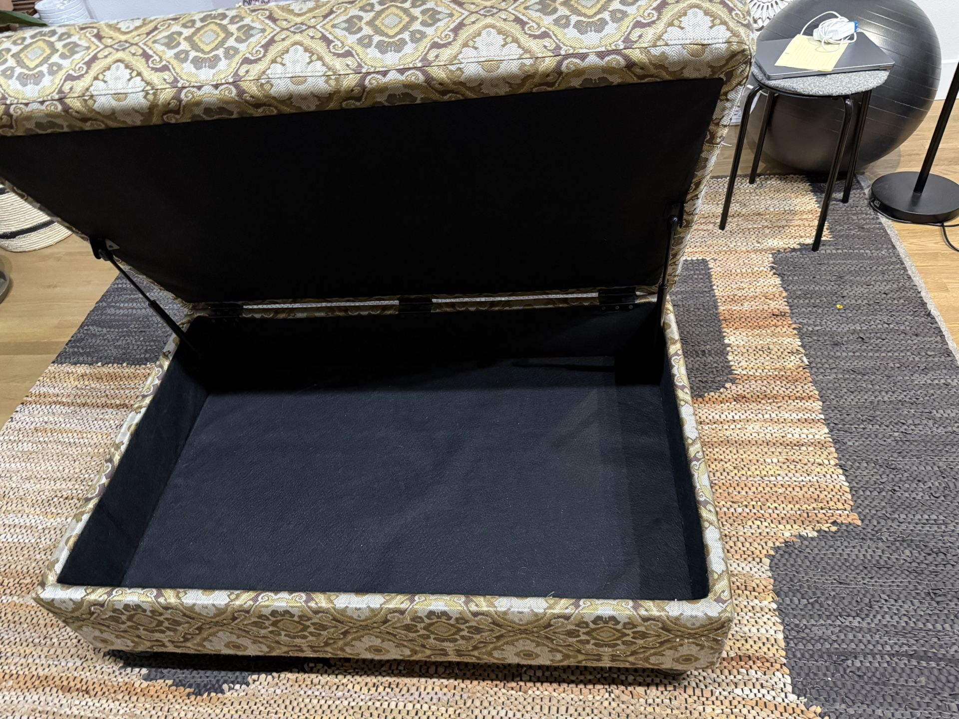 Large Storage Ottoman for Sale