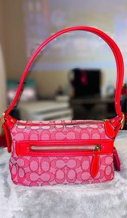 Coach red demi re edition bag