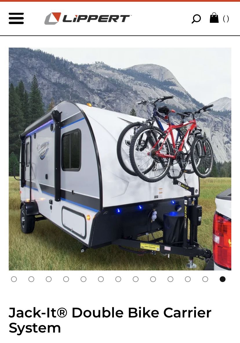 Jack-It Bicycle Rack For Travel Trailer