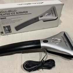 Heated Ice Scraper For Windshields/Windows