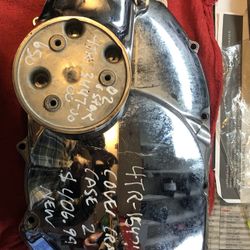Year 08-2014 Yamaha V-star 650 Clutch cover and oil cover