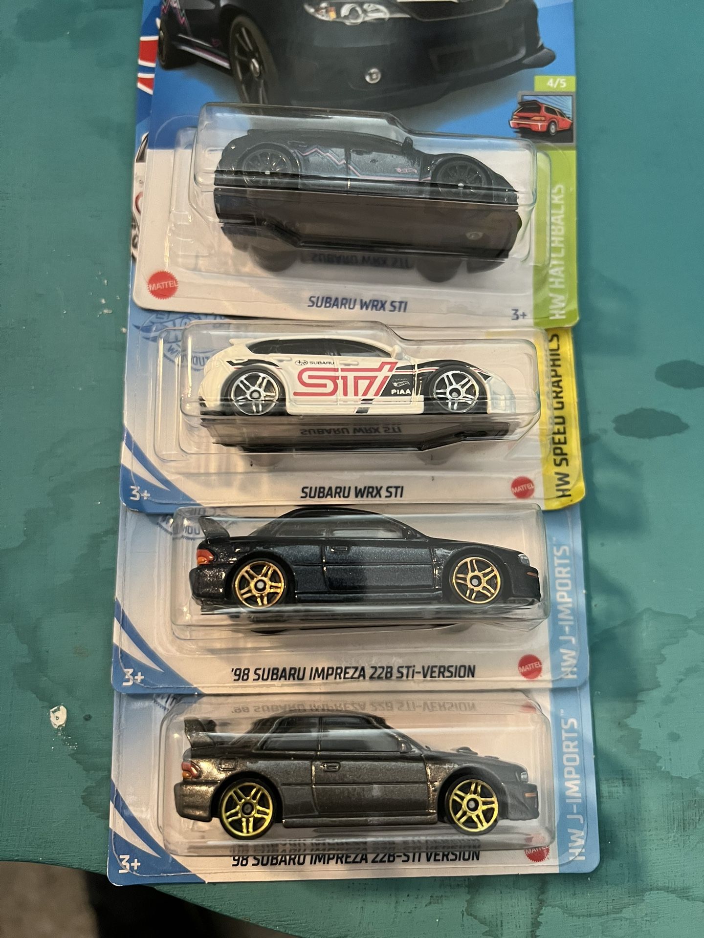 Subaru WRX STI Hot wheels 