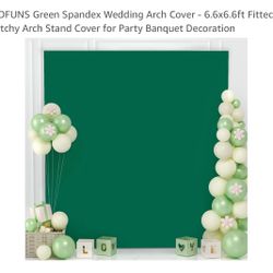 Green Square Backdrop 