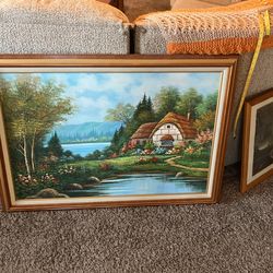 English Cottage Painting 