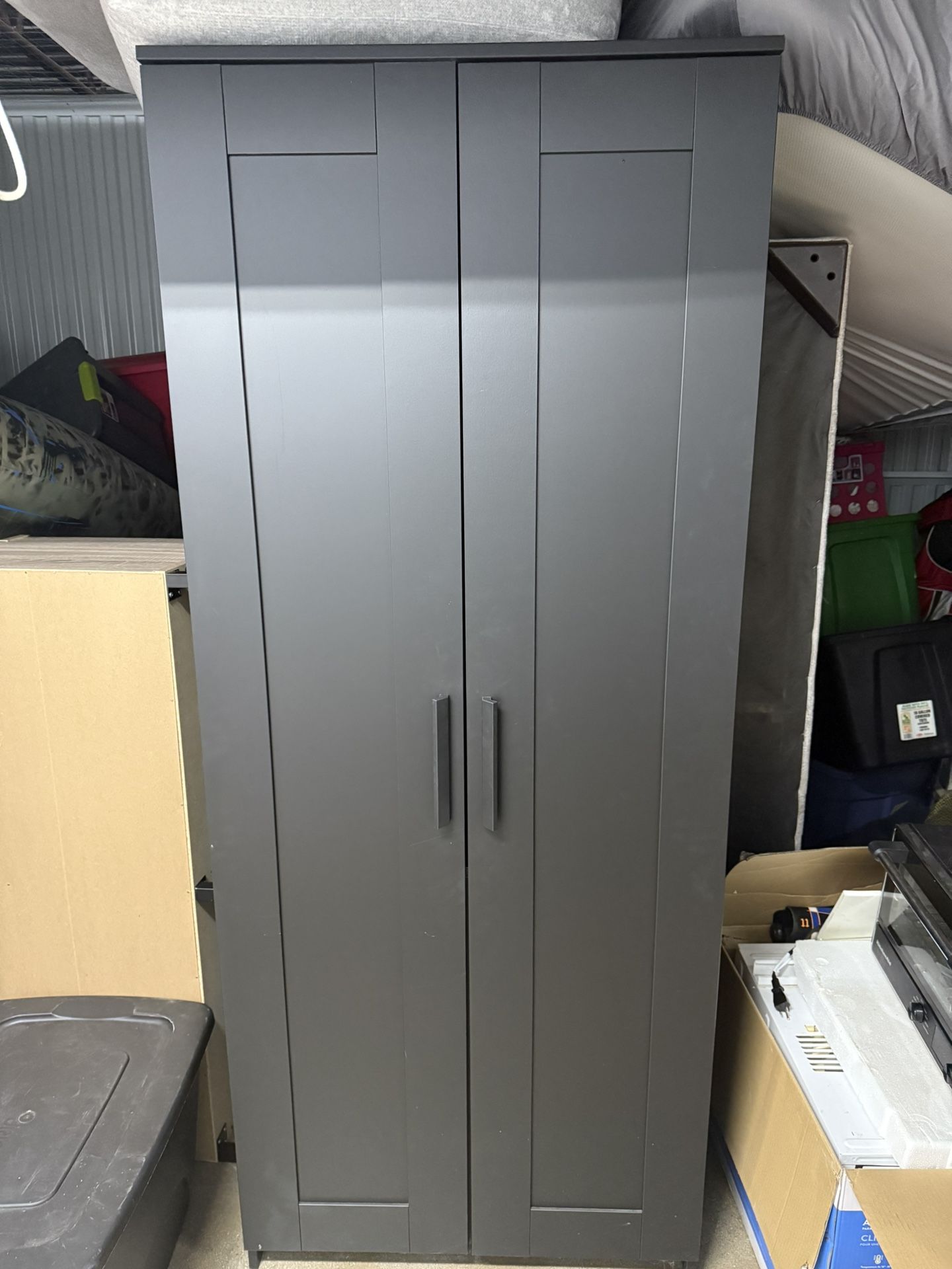 IKEA Black Armoire Closet Organizer