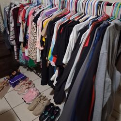 Ropa De Girls Size 5 ,6 10, Ropa De Hombre Size 2xl Pantalones De Mesclilla Size 40   X32  