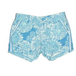 Lilly Pulitzer Size 4 Blue Paisley Print Cotton Shorts