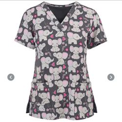 Animal print Nurse Uniform 