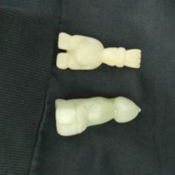 Two Jade Figures 