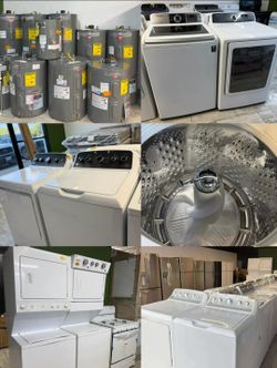 Washers/ Dryers/ stoves and more
