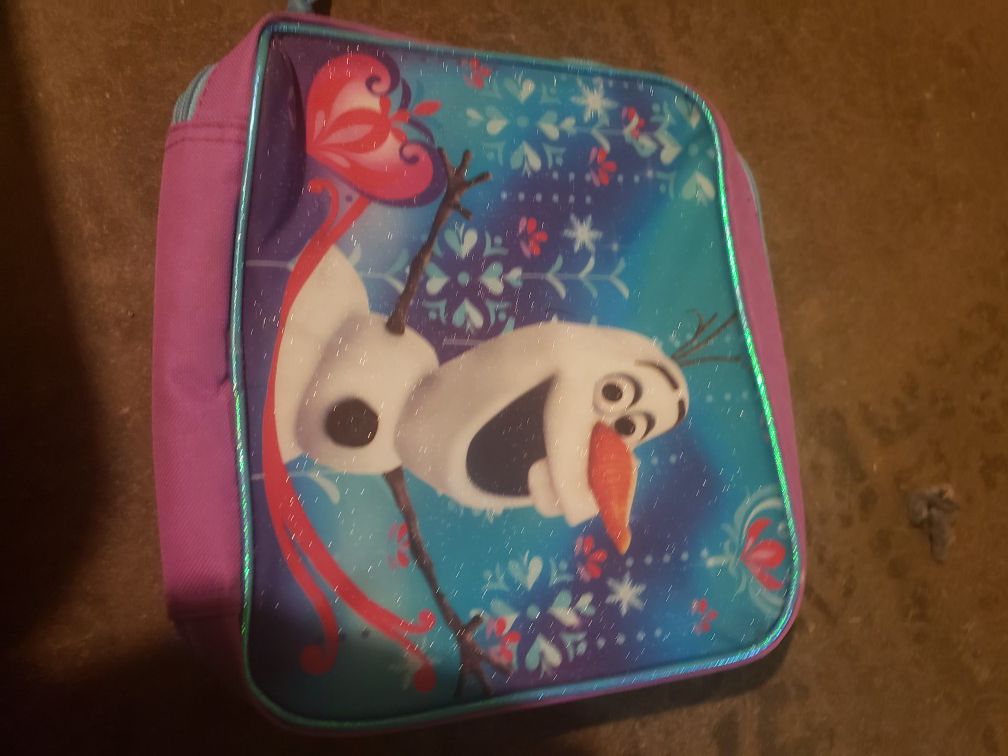 Olaf/ emoji lunch pack for girl