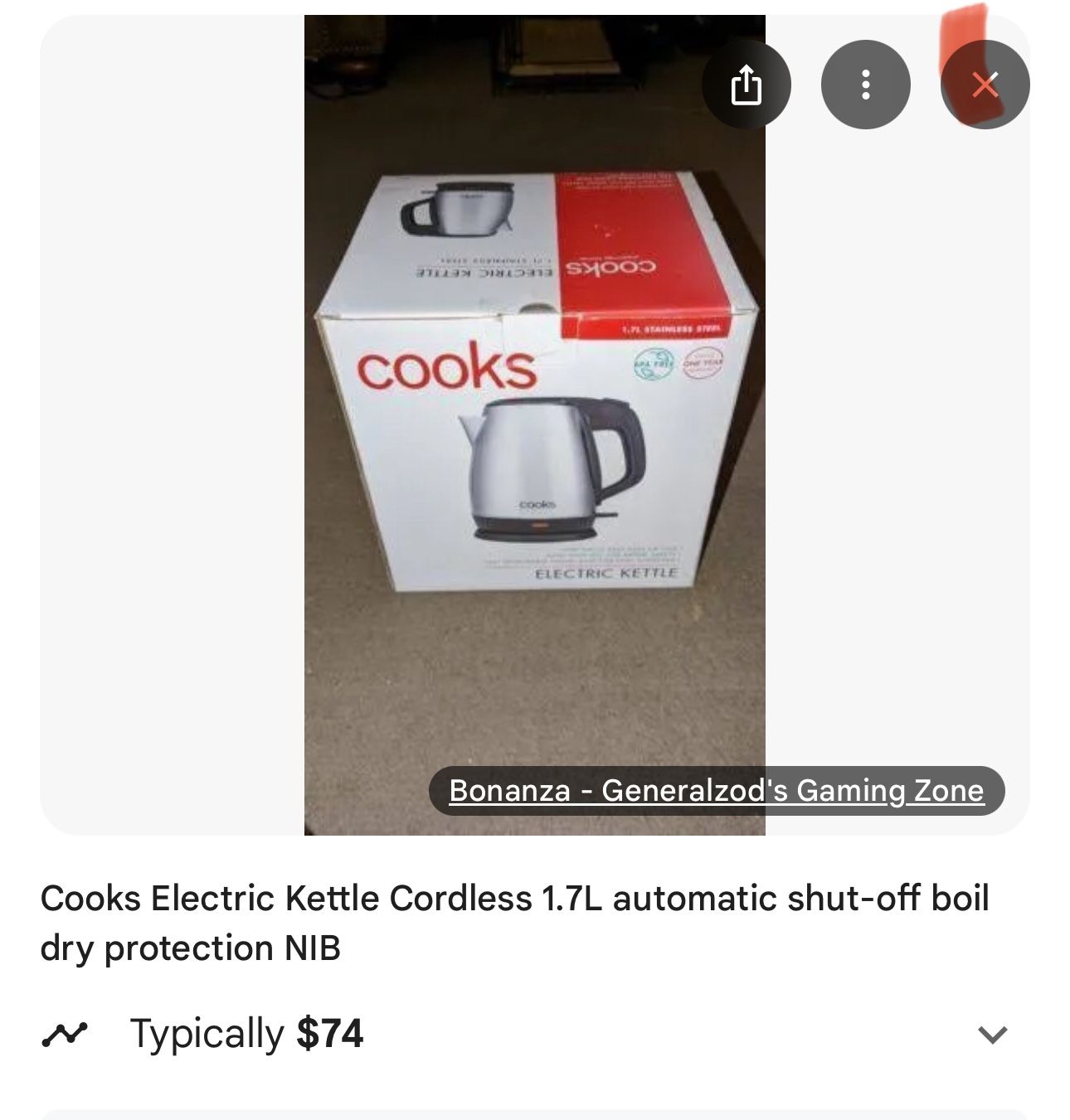 Cooks Electric Kettle