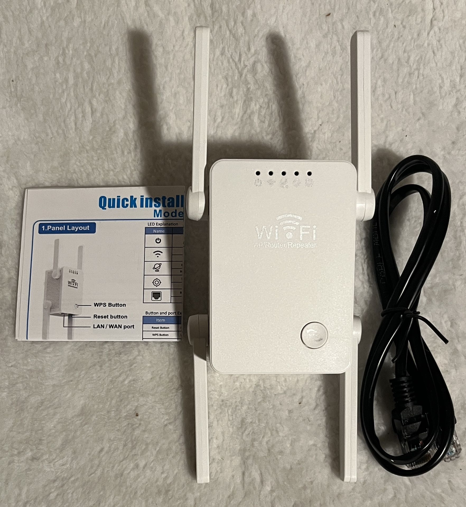 WiFi Extender Signal Booster for Home and Outdoor,Full Coverage 5000 sq.ft