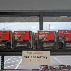 Milwaukee M12 & M18 Batteries 