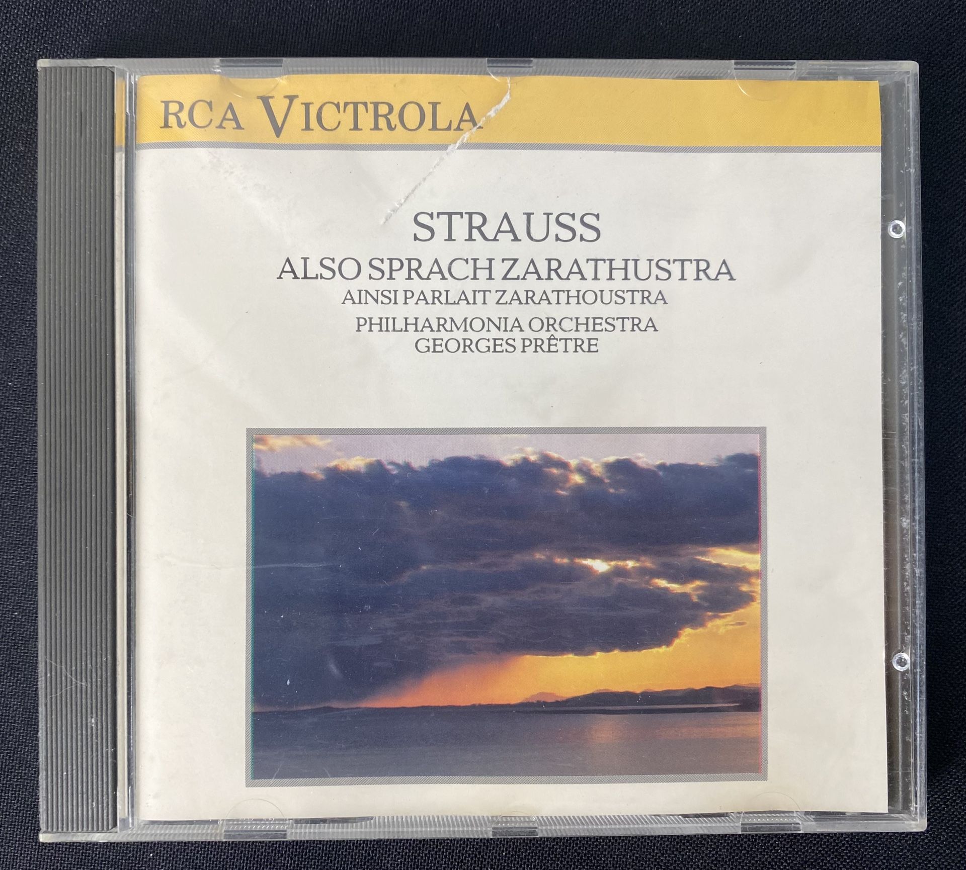 Richard Strauss Philharmonia Also Sprach Zarathustra Orchestra Georges Prêtre 1988 CD RCA Victorola (Rare Item!)