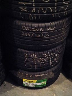 Brand New set of 245/30/r20 Delinte set