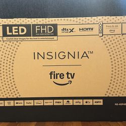 Brand New - Insignia 40 Inch LED Smart Tv - Model: NS-40F401NA26
