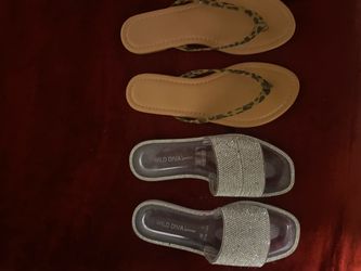 2  sandals size 5 and size 6