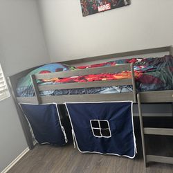 Gray Loft Bed (kids)