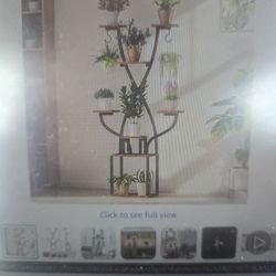 Indoor Plant Stand With Grow Light