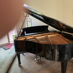 Baby grand piano