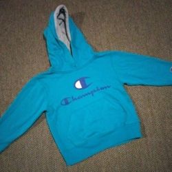 Boys 5 Champion Blue Sweatshirt/Hoodie 