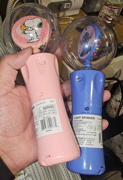 New Light up spinners stitch ans snoopy