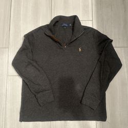 Vintage polo ralph lauren half zip sweater size M