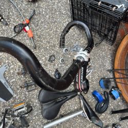 Road Bike Bars And Stem 