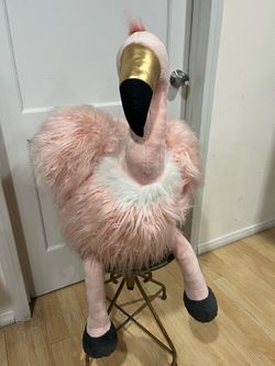 Giant Pink Flamingo 40 inch Tall Stuffed Plush Animal
